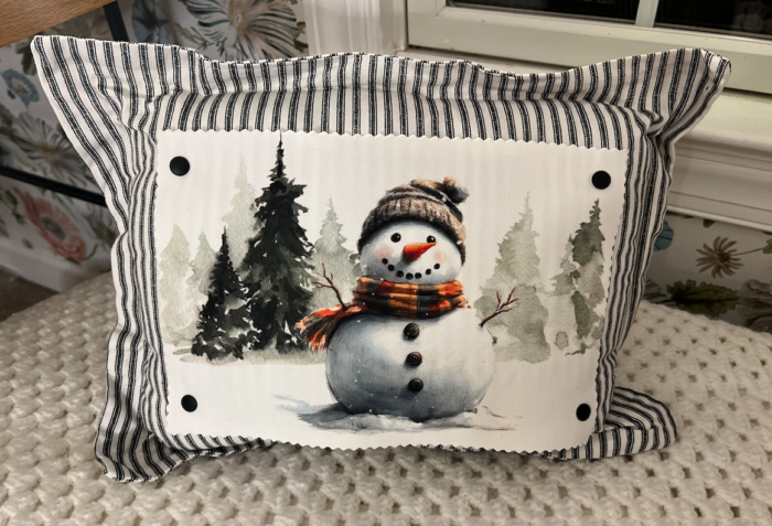 Cozy and Cute Snowman Snap